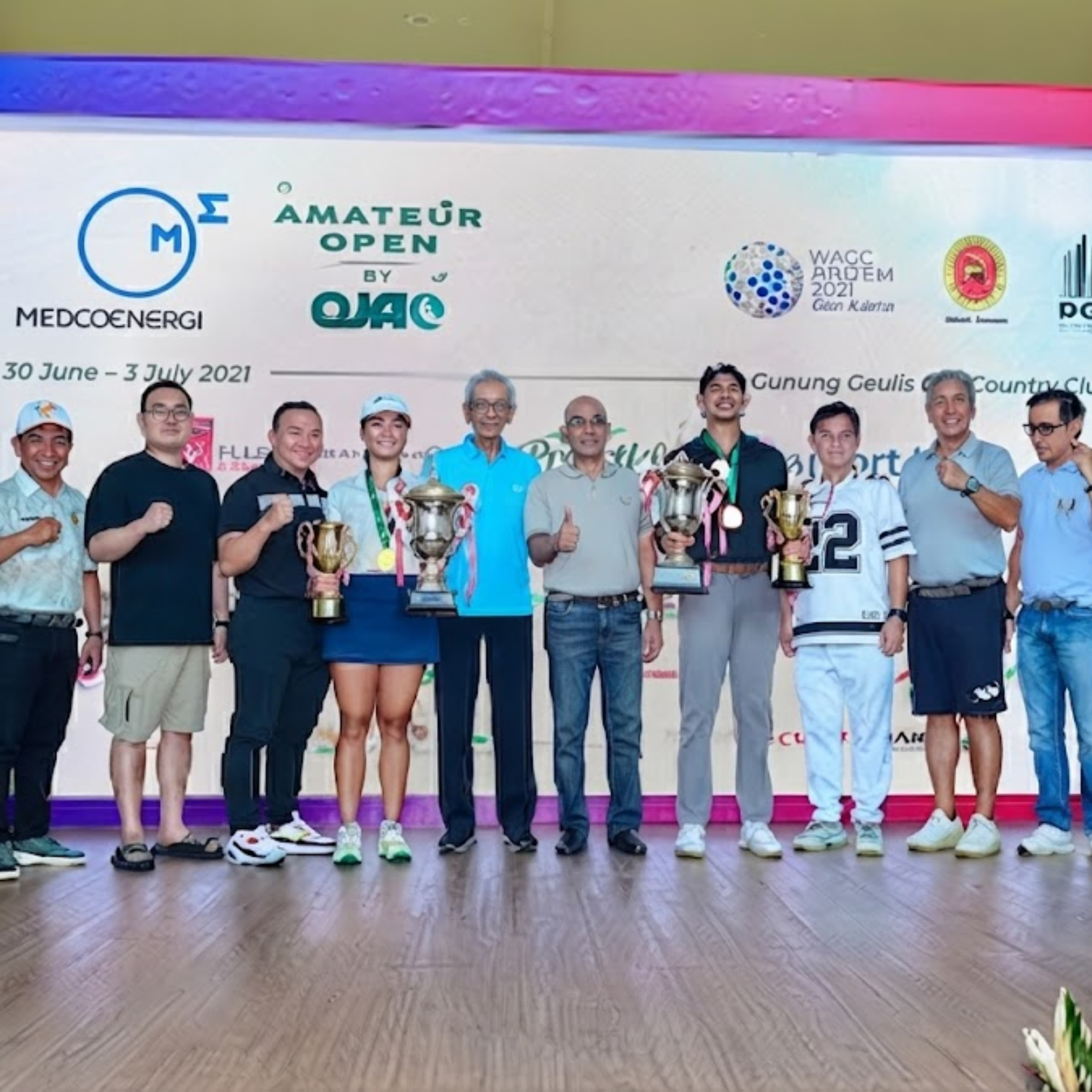 Amateur Open by OJAC award ceremony, Gunung Geulis Country Club
