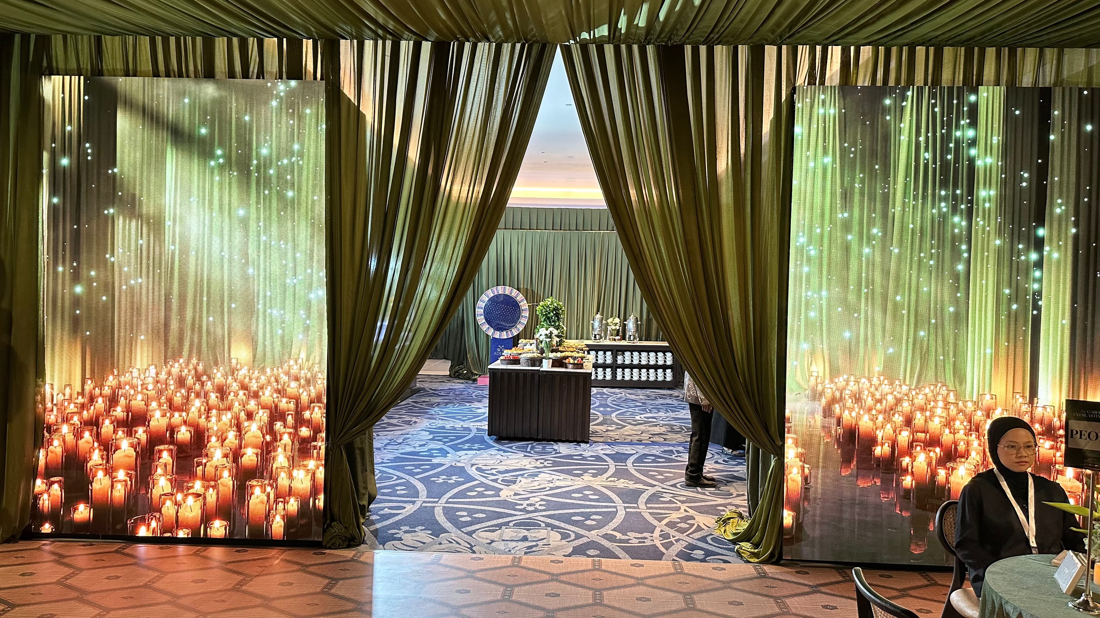 Flat LED Videotron for Fairmont Jakarta Event, Jakarta