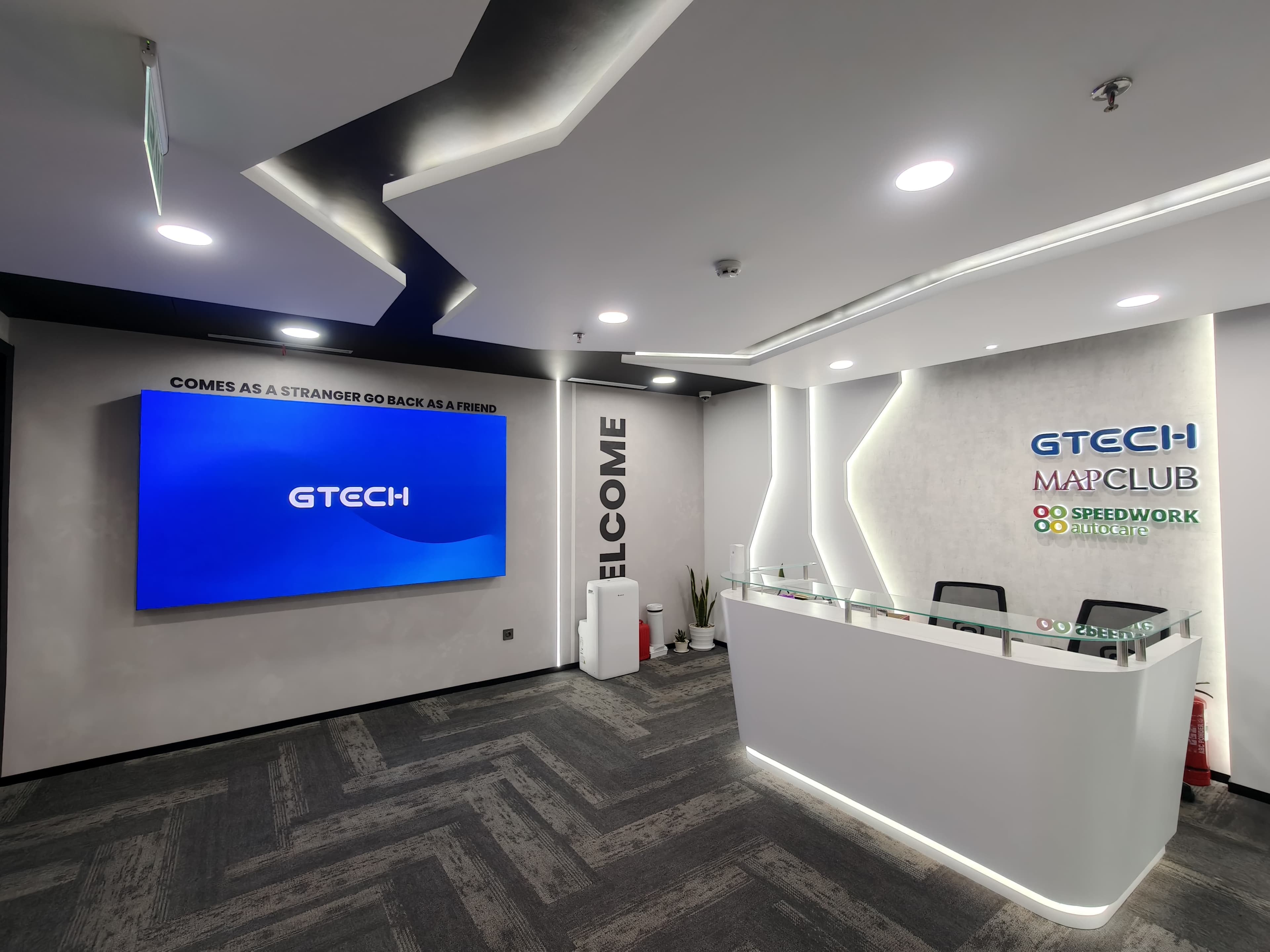 Flat LED Videotron for GTech Head Office, Jakarta