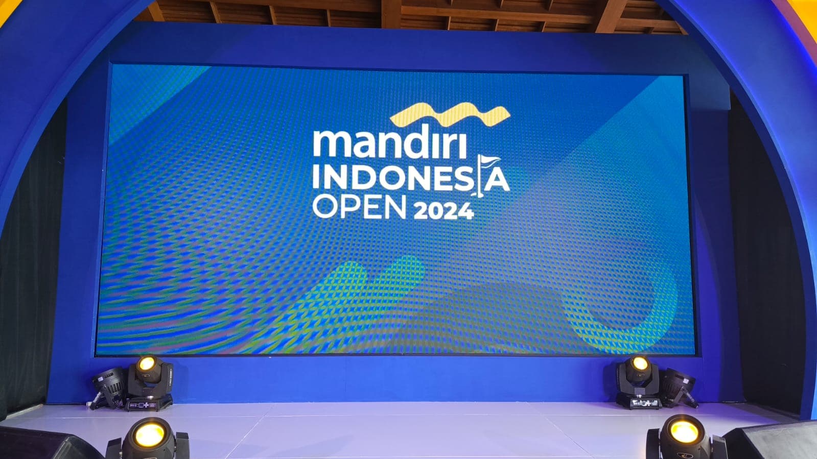 Flat LED Videotron for Mandiri Indonesia Open 2024 Event at Damai Indah Golf Pantai Indah Kapuk, Jakarta